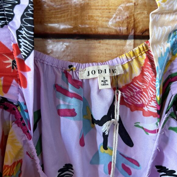 Jodifil Tropical Lilac Tank Top Size S NWT - Picture 4 of 6